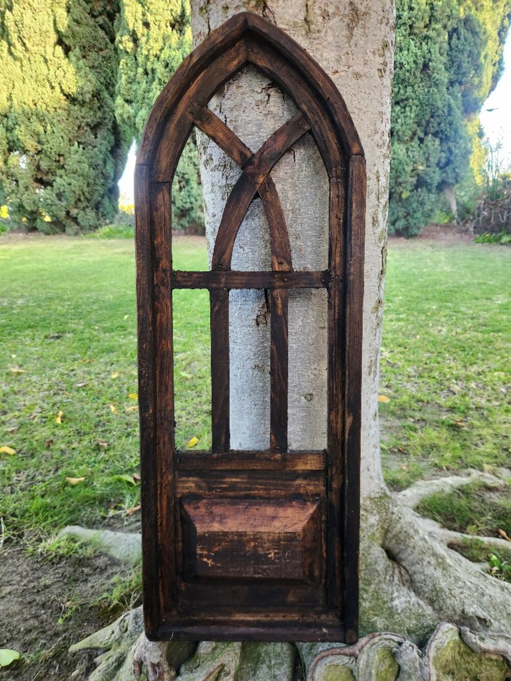 33" H Remito Farmhouse Arch Wood, Rustic, Shabby Chic, Primitive Wall Decor